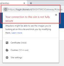 Check the expires on date to see if the certificate is expired. Google Chrome Shows Warning Your Connection To This Site Is Not Fully Secure