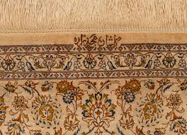 kashan silk majdzadeh persian rug white