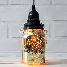 fantado gold mercury glass mason jar