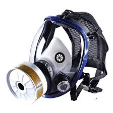 Fireman Smoke Military Respirator Msa Double Filter Rebreather Helmet Gas Mask For Wholesale