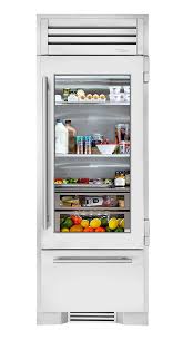 Glass Door Refrigerator With Bottom