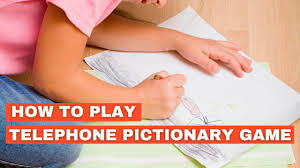 how to play telephone pictionary game