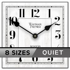Waytham White Square Wall Clock