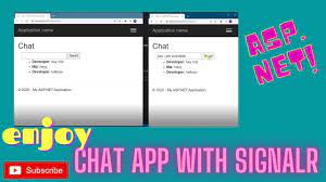 chat application in asp net mvc
