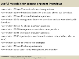 Top 5 Process Engineer Cover Letter Samples