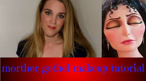 tangled mother gothel makeup tutorial