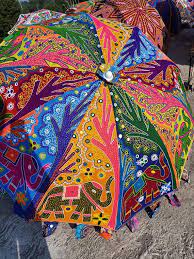 Buy Handcrafted Umbrella Multi Colored