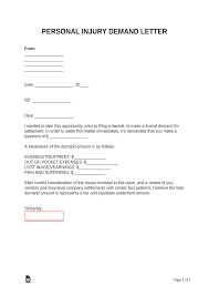 free demand letter templates 22