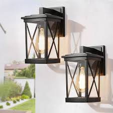 Outdoor Rectangle Lantern Sconce