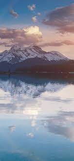Lake peace mountain iPhone X Wallpapers ...