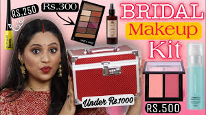 bridal makeup kit under
