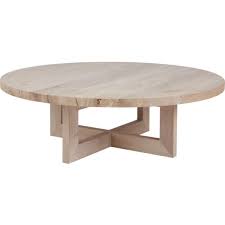 Designer Round Oak Coffee Table Solid