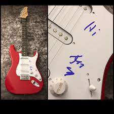 signed electric guitar coa