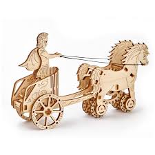 Wooden City Roman Chariot 3d
