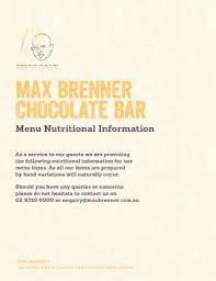 max brenner calories fill