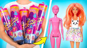 ĐẬP HỘP Búp Bê Barbie Sắc Màu Biến Hóa - YouTube
