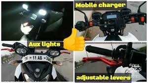 Yamaha Fz25 Aux Light Mobile Phone Charger And Adjustable Levers In Budget