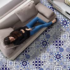 moroccan blue tiles self adhesive