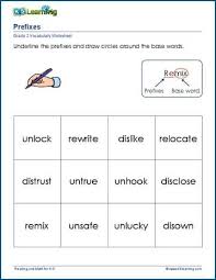 prefi and root words k5 learning