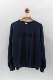 Vintage 90s Hanes Pullover Sweatshirt Unisex Large Hanes