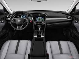 The 2016 honda civic is a compact car offered initially as a sedan, with coupe and hatchback styles to follow. 2016 Honda Civic Pictures Dashboard U S News World Report
