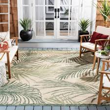 safavieh outdoor cy7557 32212 courtyard beige green rug 8 x 10