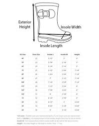 Oaki Sizing Charts