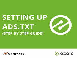 setting up ads txt in ezoic with