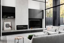 Seamless Landscape Glass Gas Fireplaces