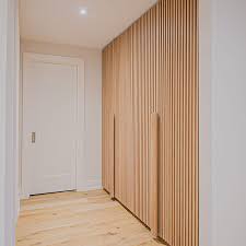 Wood Slat Doors Premade Wooden