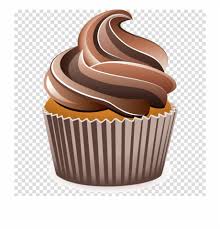 Clip art illustration with simple gradients. Chocolate Cupcakes Png Clipart Cupcake American Muffins Coffee Bean Black White Png Transparent Png Download 1220081 Vippng