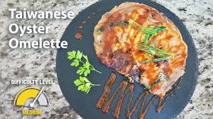 taiwanese oyster omelette pancake 蚵仔