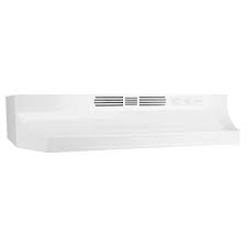 ductless white undercabinet range hood