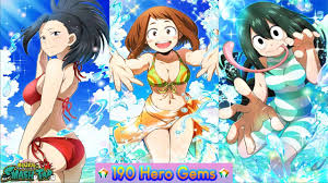 See over 325,498 swimsuit images on danbooru. 190 Hero Gems Pulling For All The Best Girls Swimsuit Banner My Hero Academia Smash Tap Youtube