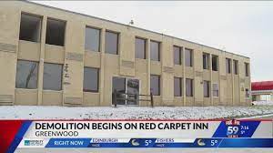 demolition of greenwood red carpet inn