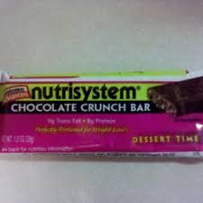 nutrisystem chocolate crunch bar
