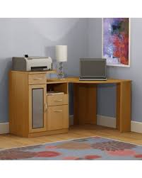 First of all, it fits snugly against the wall of a room in the bush. New Deal On Bush Furniture Vantage Corner Desk In Maple Tan Polished