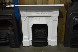 Victorian Repton Fireplace Painted
