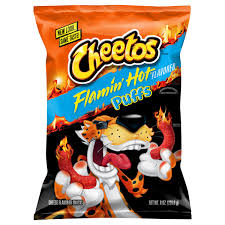 cheetos cheese flavored snacks flamin