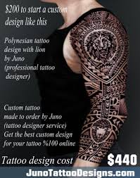 100 most popular polynesian tattoo designs besttattooguide com. Polynesian Aztec Tribal Full Arm Get Your Custom Tattoo Online