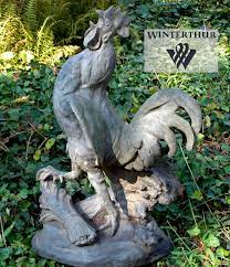 Winterthur Rooster Sculpture Lead