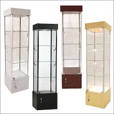 Economy Glass Tower Showcase With