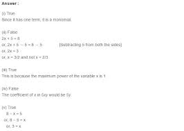 Linear Equation In One Variable Rs