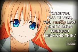 When a man learns to love, he must bear the risk of hatred. Quotes Anime Love Indonesia
