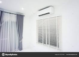 venetian blind air conditioner wall