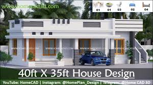 40x35 house design 2bhk 1400sqft