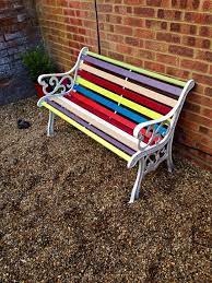 Painted Benches Garden Bench
