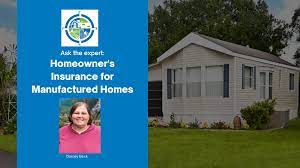 insurance for manufactured homes