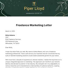 free freelancer letter templates