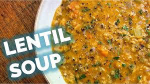 red lentil soup a hearty nutritious